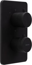 Смеситель для ванны Allen Brau Priority 5.31314-31 (с внутренней частью, 3 выхода) черный матовый