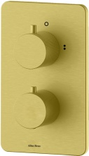 Смеситель для ванны Allen Brau Priority 5.3U123-GB (с внутренней частью, 3 выхода) золото браш