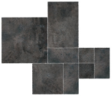 Декор Атлас Конкорд Италия Аикс/ Aix Fumee Tumbled Kit Multiformato 112.5x150 A05C