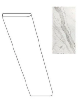 Плинтус Атлас Конкорд Италия Marvel Statuario Select Battiscopa matt ADV3 7.2x60