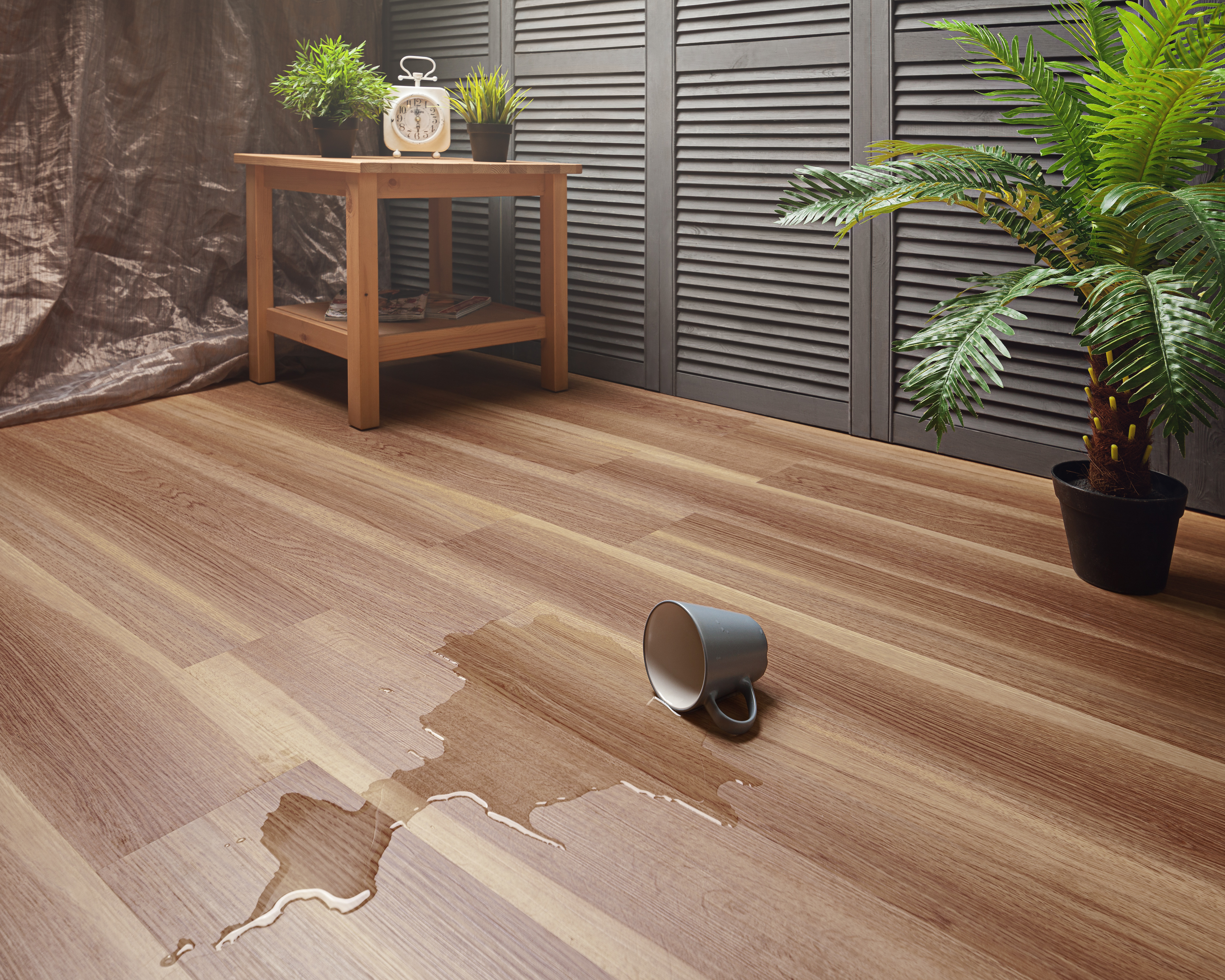 Кварцвиниловая плитка Aqua Floor Классик/ Classic AF5517 1220x184 Дуб Темный замковый кварц винил напольный