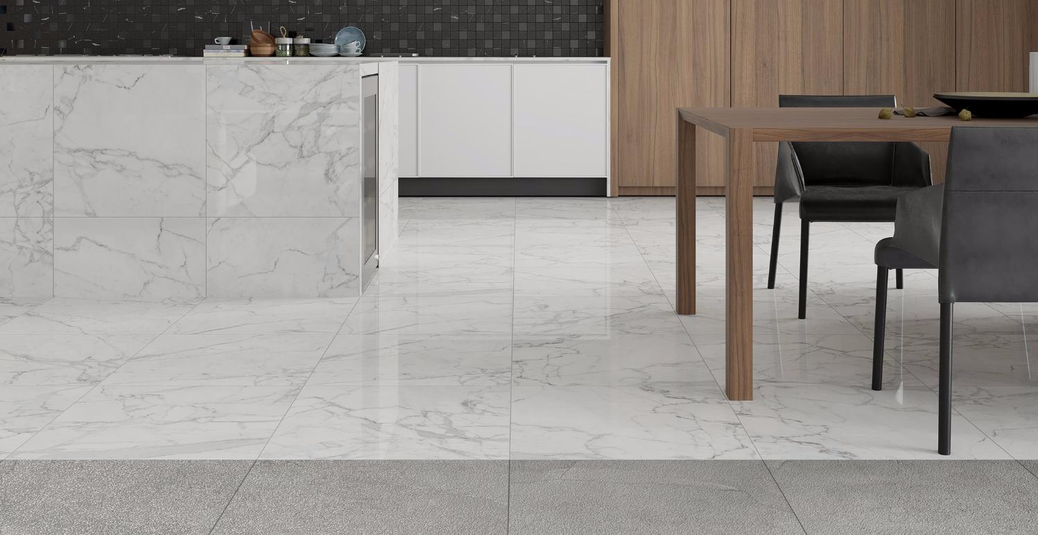 Плинтус Marble Trend Silver River 7.6x60 K-1006/MR/p01/76x600x10