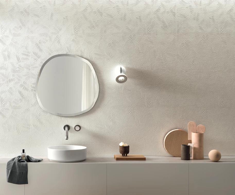 Керамическая плитка Атлас Конкорд Италия Italy 3Д Волл Карве/ 3D Wall Carve Chisel Ivory Matte 40x80 A574