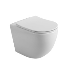 Унитаз приставной безободковый BelBagno Sfera-R BB2141CBR/SC с крышкой-сиденьем микролифт