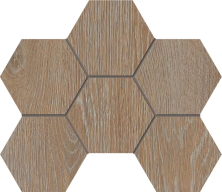 Мозаика Estima Kraft Wood KW01 25x28.5 бежевый