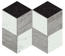 Мозаика Атлас Конкорд Италия Марвел Стоун/ Marvel Stone Mosaico Esagono Geo Cold Lappato 25.4x35.2 AS2L