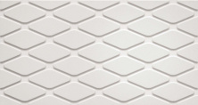 Керамическая плитка Атлас Конкорд 3Д Вайт/ 3D White Ромбус 30,5x56