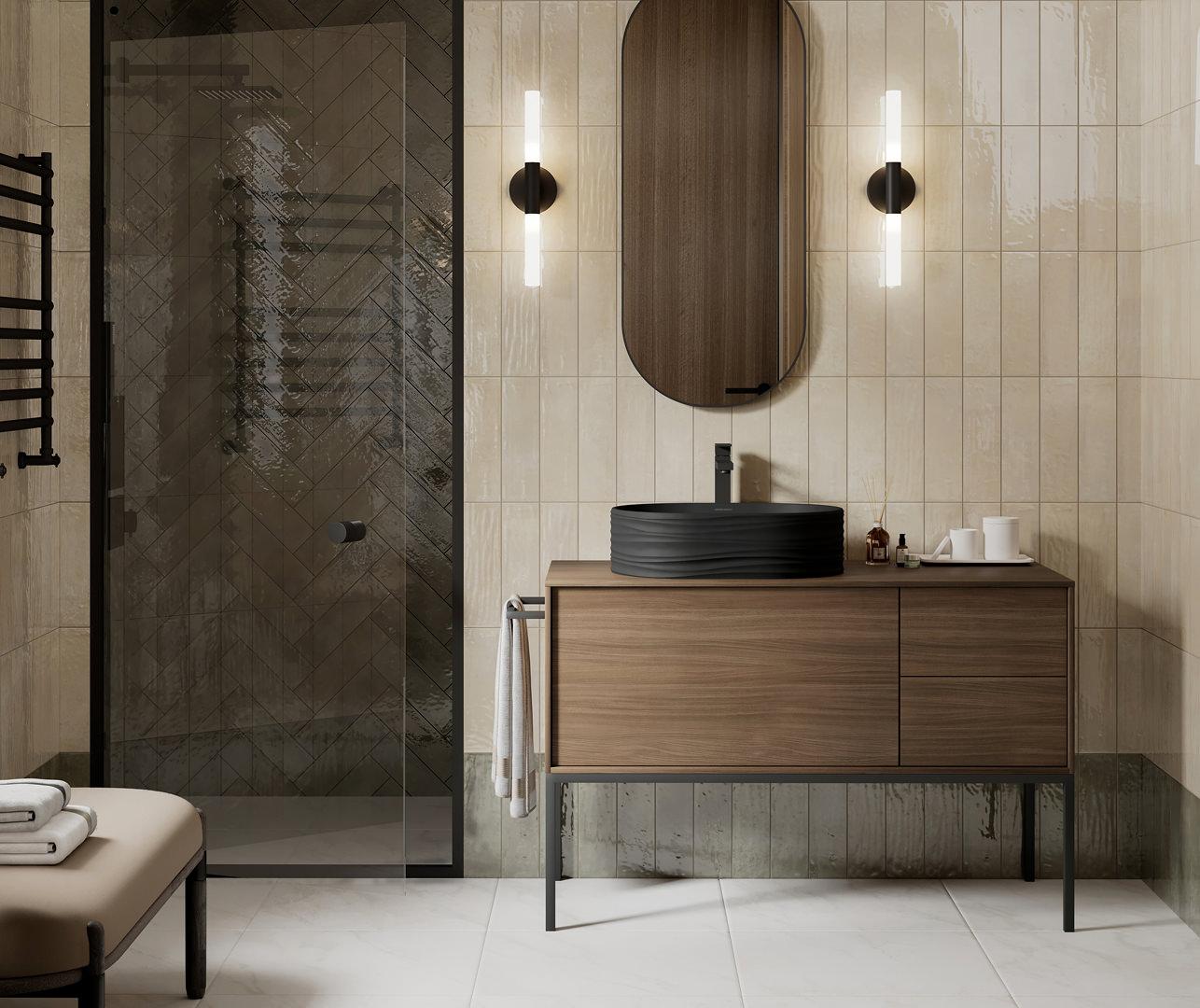 Керамическая плитка Kerama Marazzi 6343 Гран Пале белый 25x40