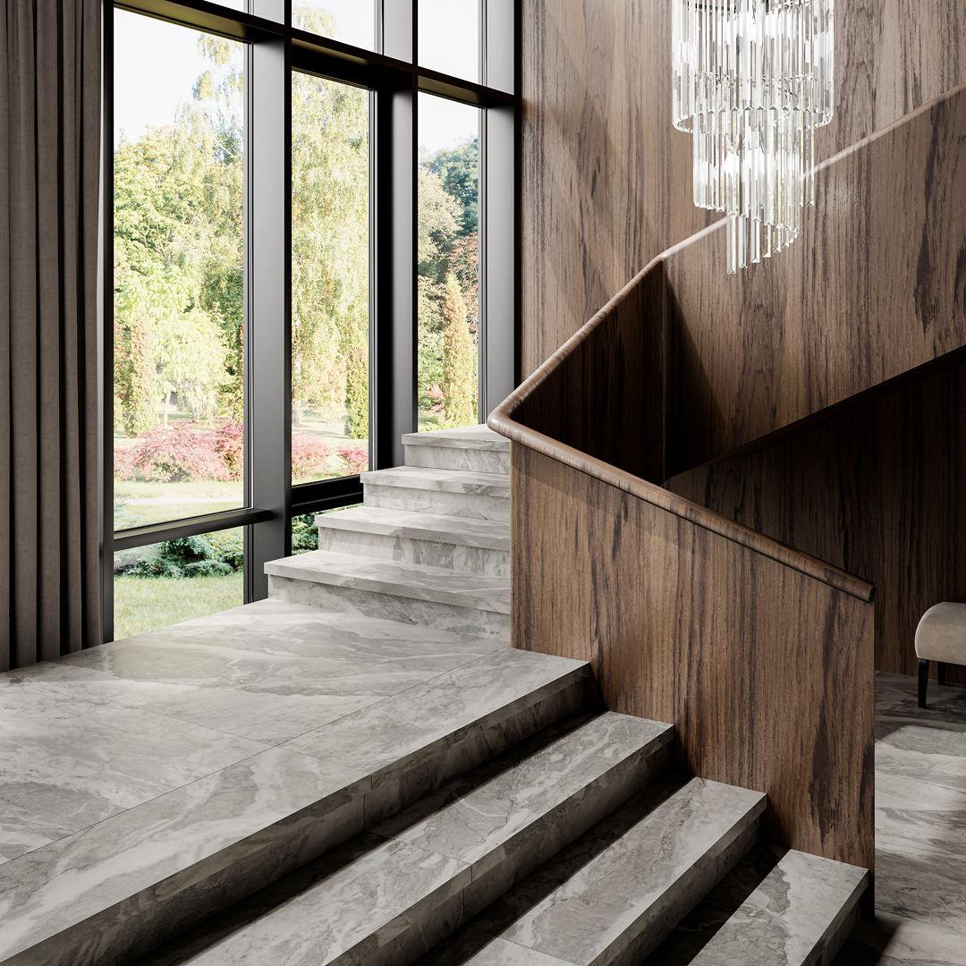 Керамогранит Kerama Marazzi Альбино серый обрезной 60x60 DL602720R