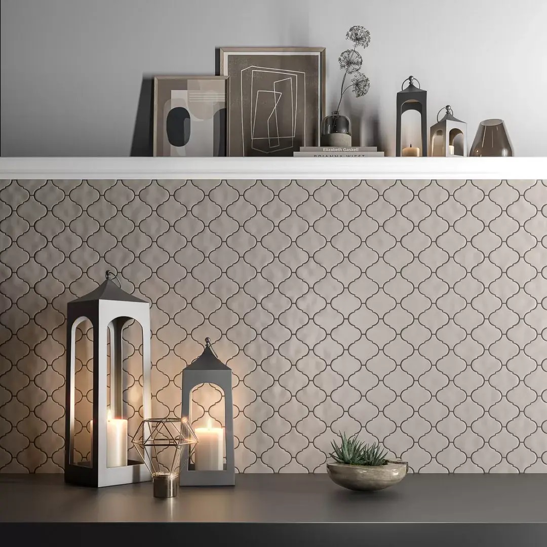 Керамическая плитка Kerama Marazzi KM2630M0041N Арабески Марокко серый светлый матовый 26x30