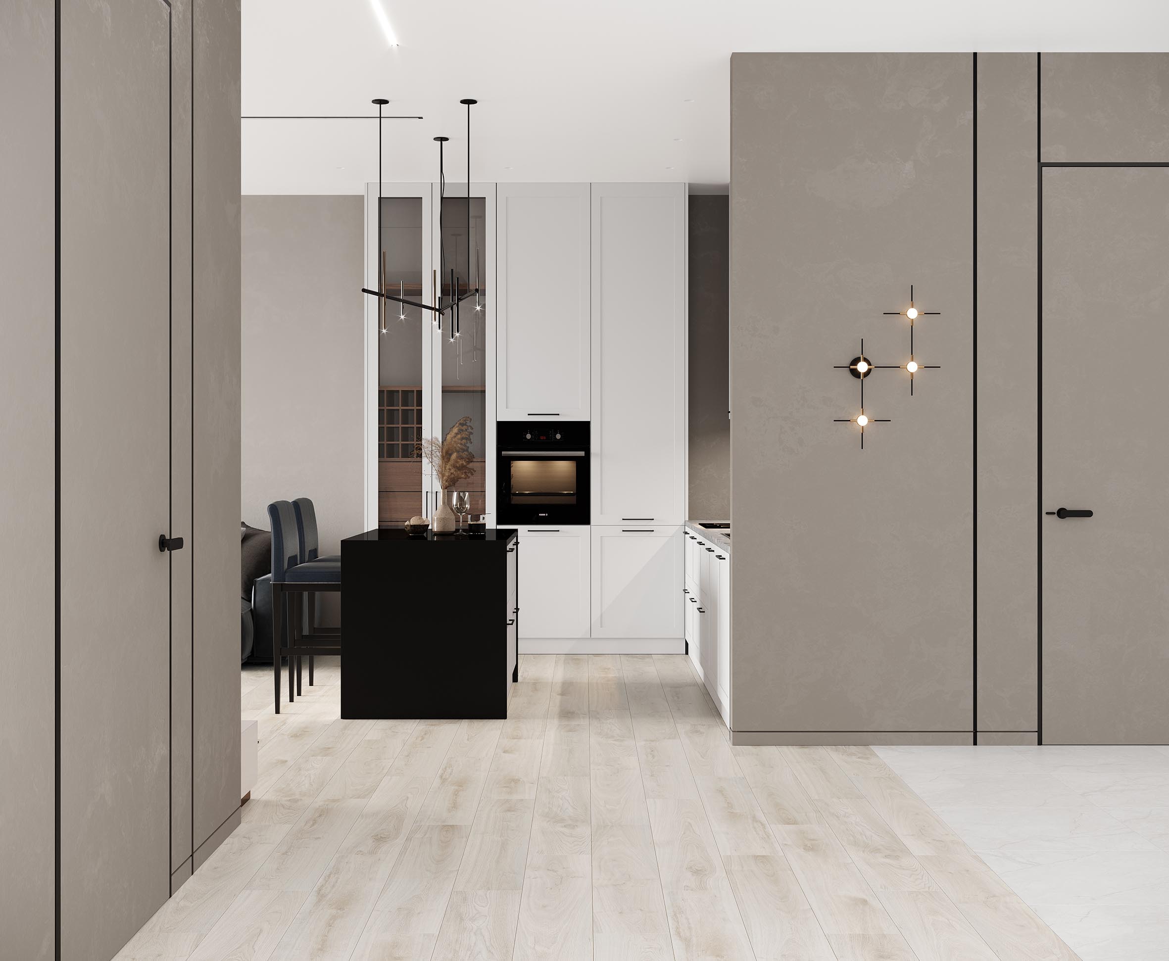 Керамогранит Laparet Latina Grey серый 20x120 матовый