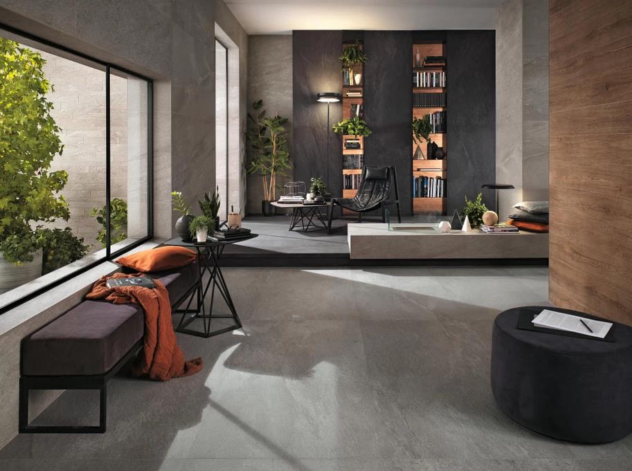 Керамогранит Атлас Конкорд Италия Клиф/ Klif White Matte 2шт 75x150 A7HJ