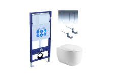 Set AQUATEK АЛЬТАИР (рама AQUATEK Standard INS-0000012 с звукоиз.прокладкой+крепеж KKI-0000002+кнопка KDI-0000010+унитаз АЛЬТАИР AQ1980-00 с крышкой-сиденьем soft-close)
