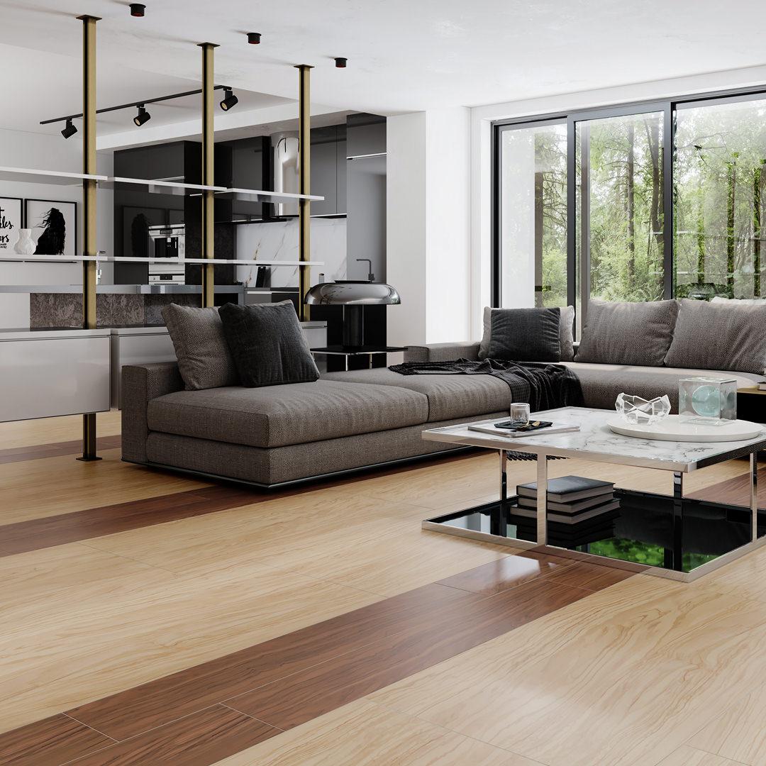 Керамогранит Kerama Marazzi Олива бежевый обрезной 20x119.5 SG516220R