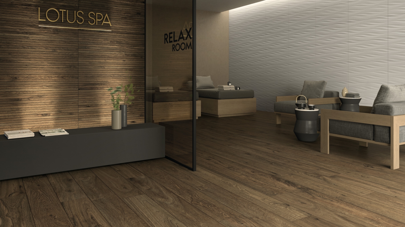 Керамическая плитка Италон 3Д Экспириенс/ 3D Experience Вэйв 40x80