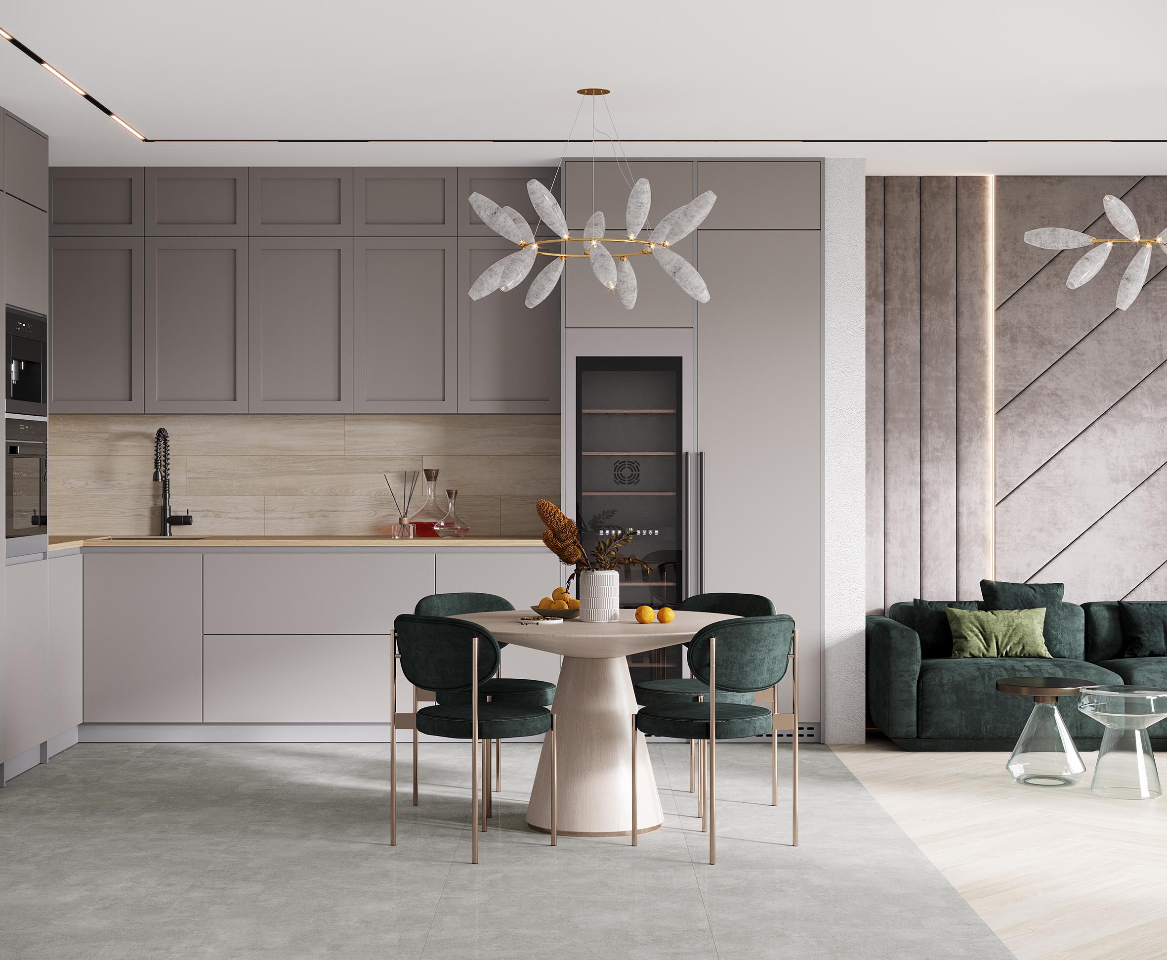 Керамогранит Laparet Somer Stone Grey 80x80 лаппатированный