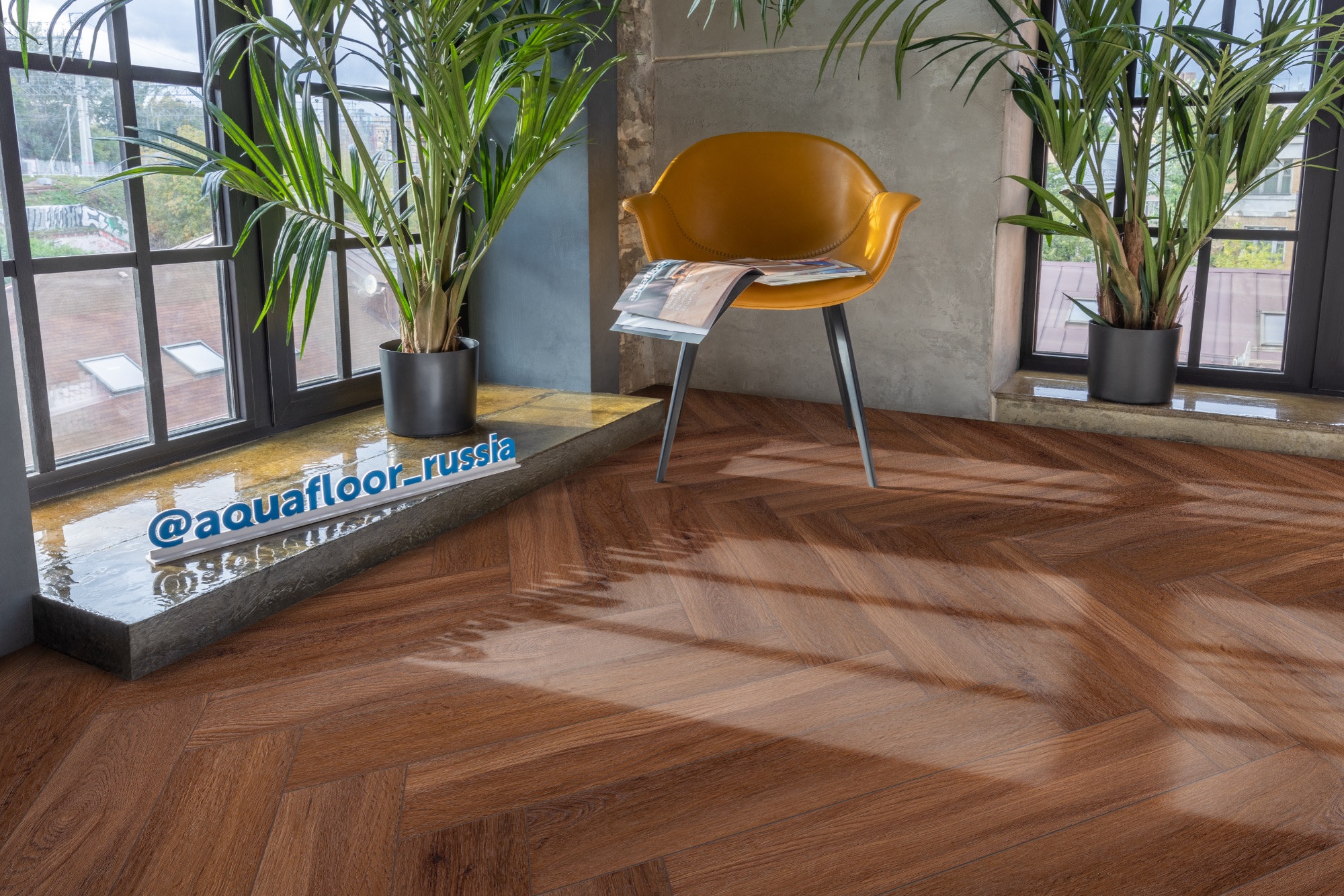 Кварцвиниловая плитка Aqua Floor Спейс Паркет Лайт/ Space Parquet Light AF4501PQL 610x122 Дуб Светлый замковый кварц винил напольный
