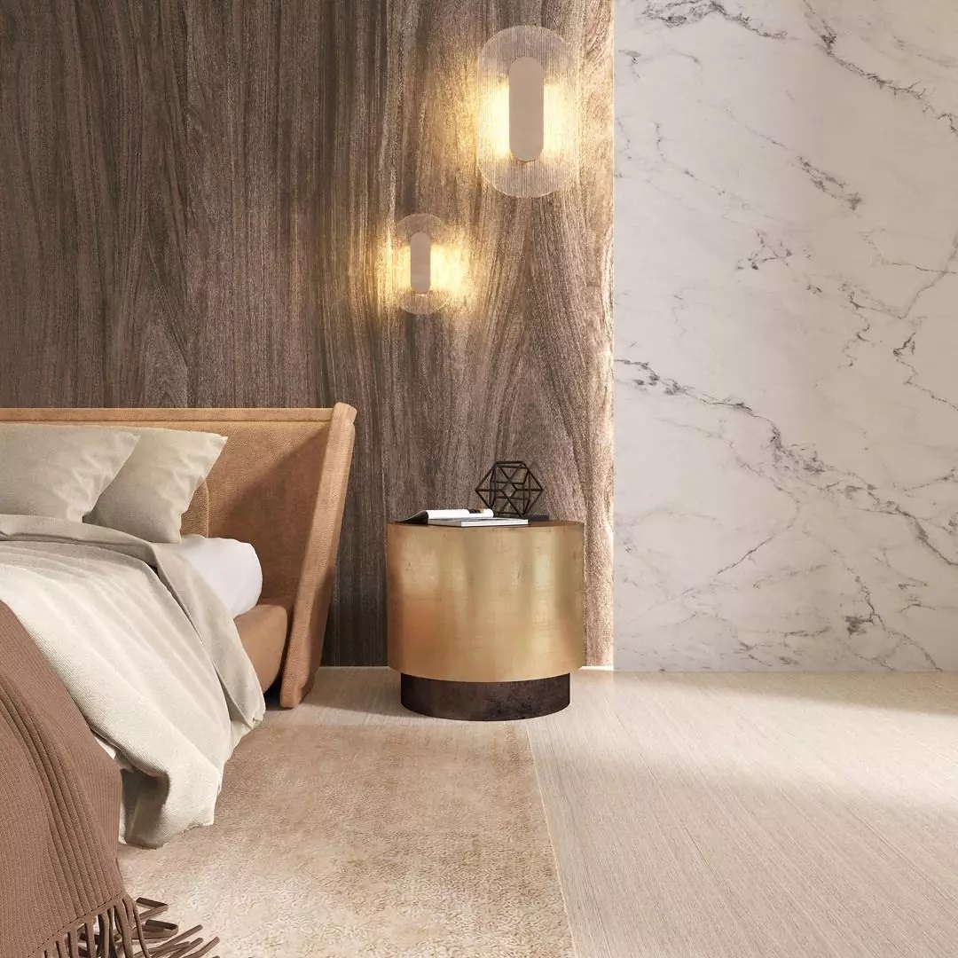Панно Kerama Marazzi SG071602R\P Капрая белый лаппатированный (из 2ч. 120x320) 240x320