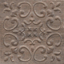 Вставка Kerama Marazzi STG\C481\SG1550 Браш Вуд коричневый тёмный 9,9x9,9