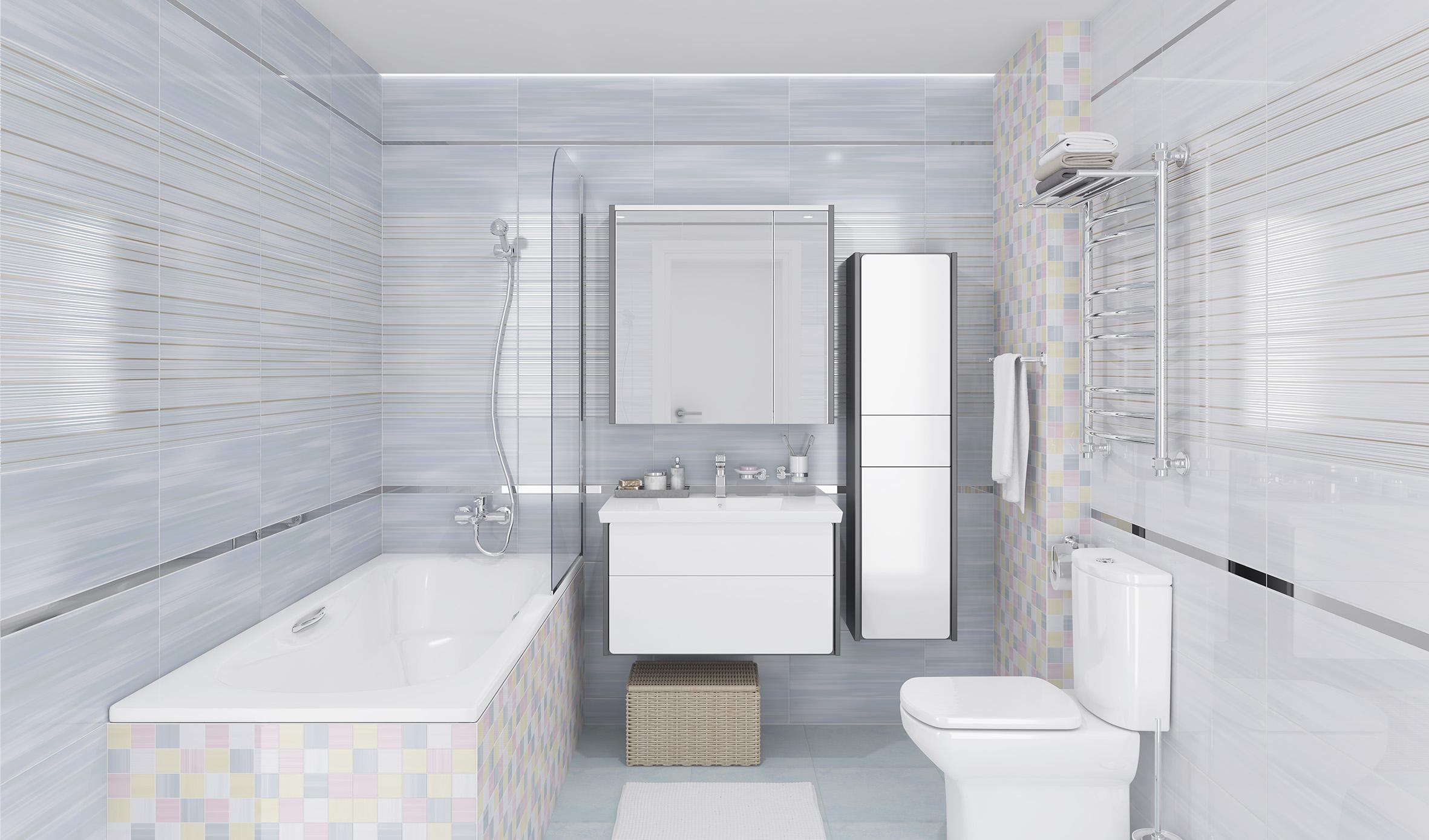 Мозаика (MM34032) Laparet Spring мозаичный микс 25x25 глянцевый