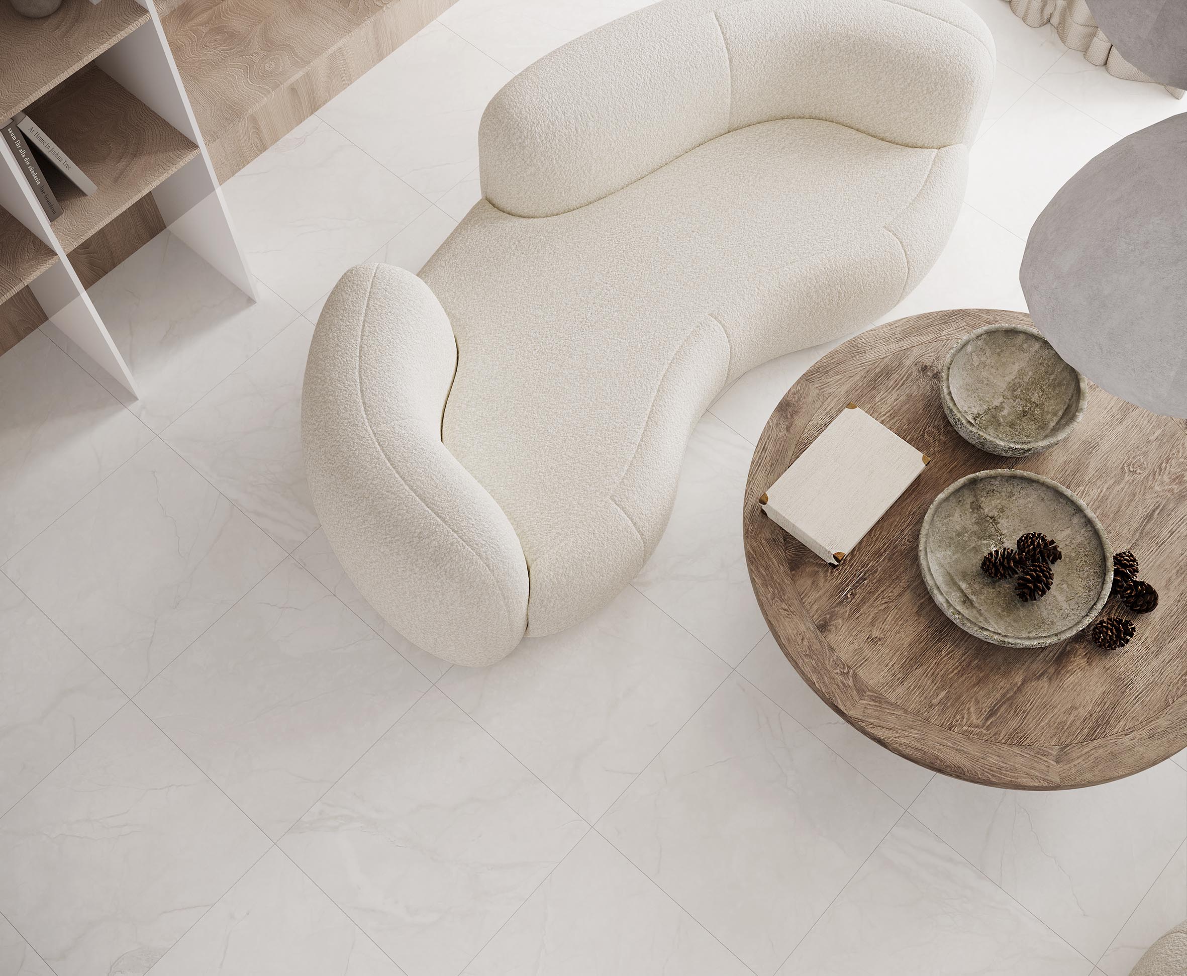 Керамогранит Laparet Antalya Bianco 60x60 полированный