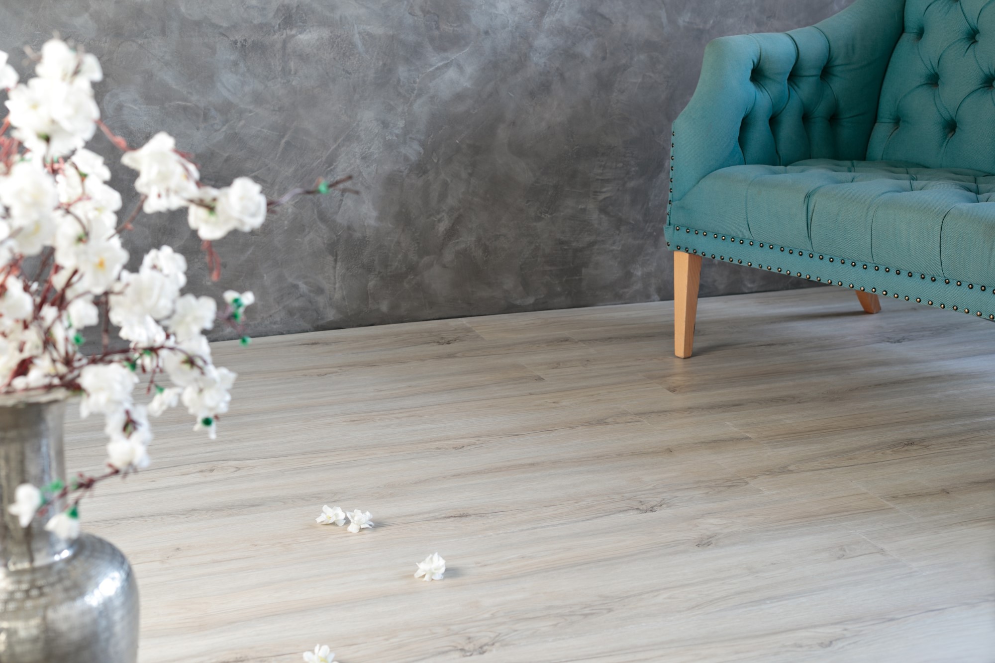 Кварцвиниловая плитка Aqua Floor Quartz AF3501QV 1220x180 Дуб Светлый замковый кварц винил напольный