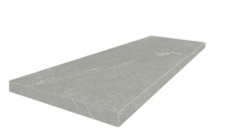 Ступень угловая левая ColiseumGres Лугано/ Lugano Silver 33x90