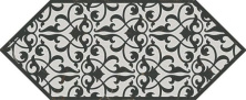 Декор Kerama Marazzi Келуш 2 черно-белый 14x34 HGD\A481\35006