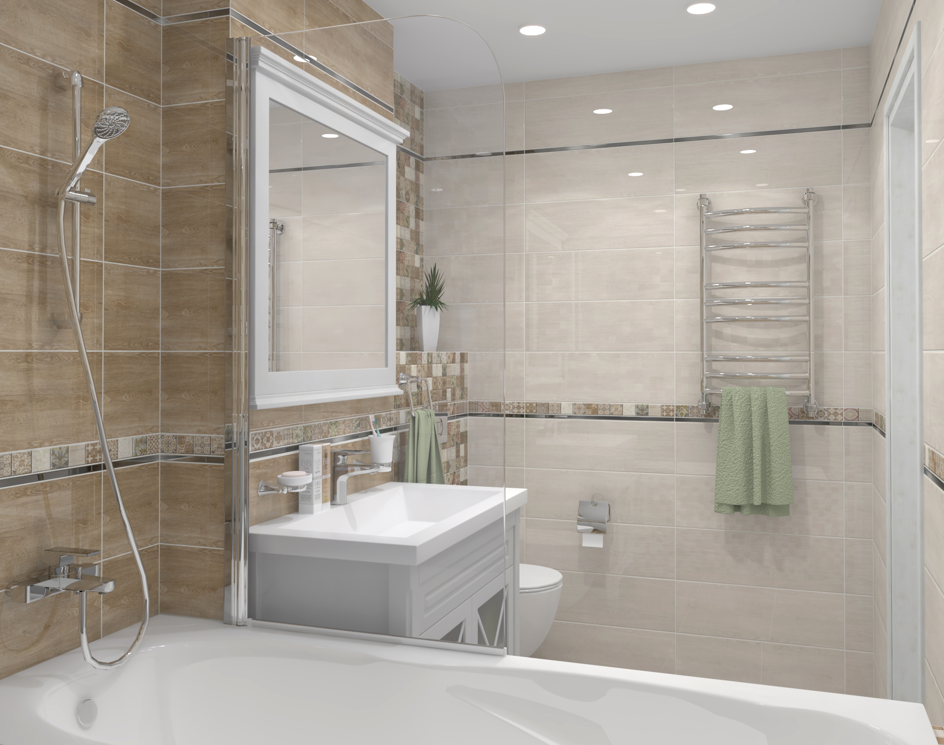 Мозаика Laparet Kiparis 30x30 глянцевый