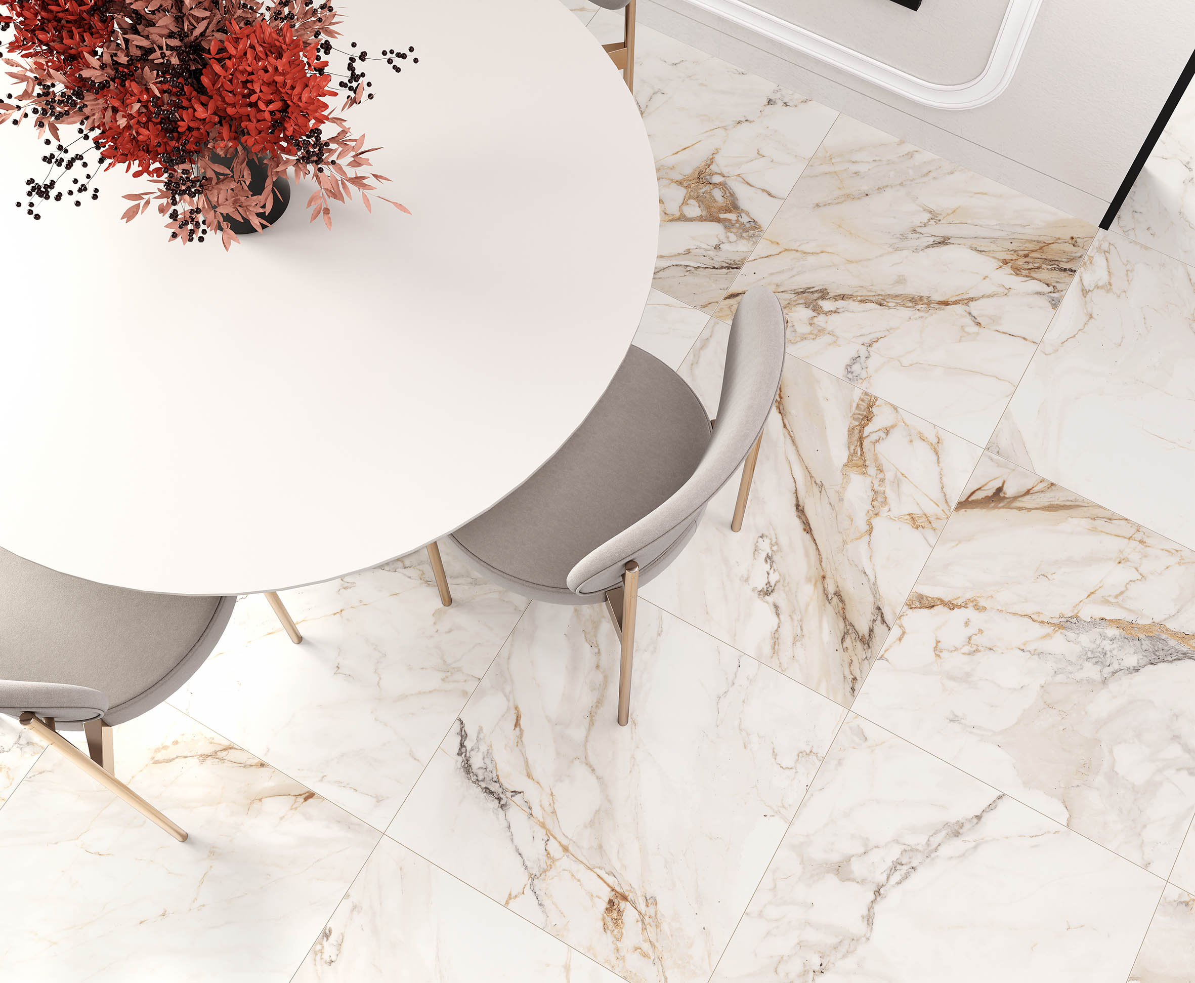 Керамогранит Laparet Calacatta Borgini 60x60 матовый