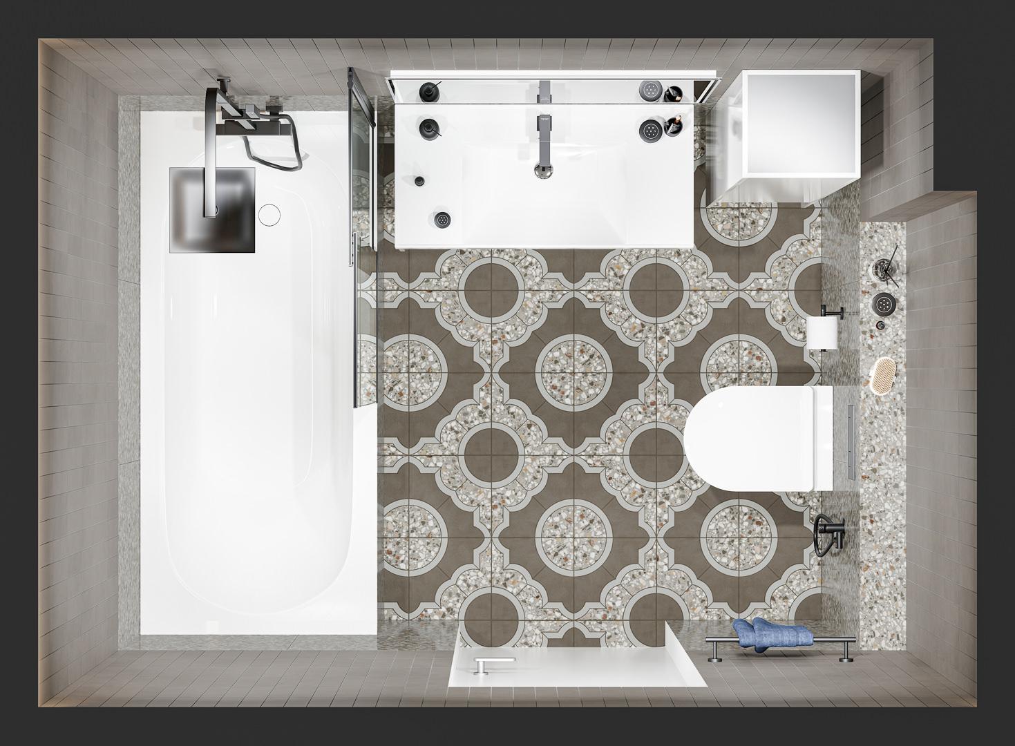 Керамическая плитка Kerama Marazzi 26304 Амстердам коричневый светлый матовая 6x28,5