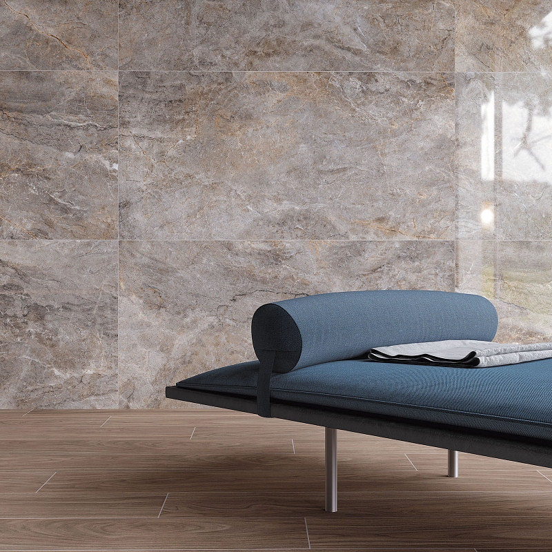 Керамогранит Vitra Вуд-Х/ Wood-X Орех Тауп R10A 20x120 матовый