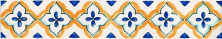 Бордюр Kerama Marazzi STG\A350\5232 Капри майолика 3,6x20
