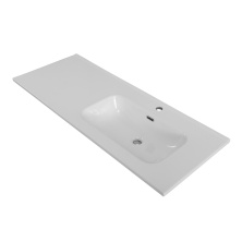 Раковина керамическая (чаша справа) накладная BelBagno BB1200ETL-R