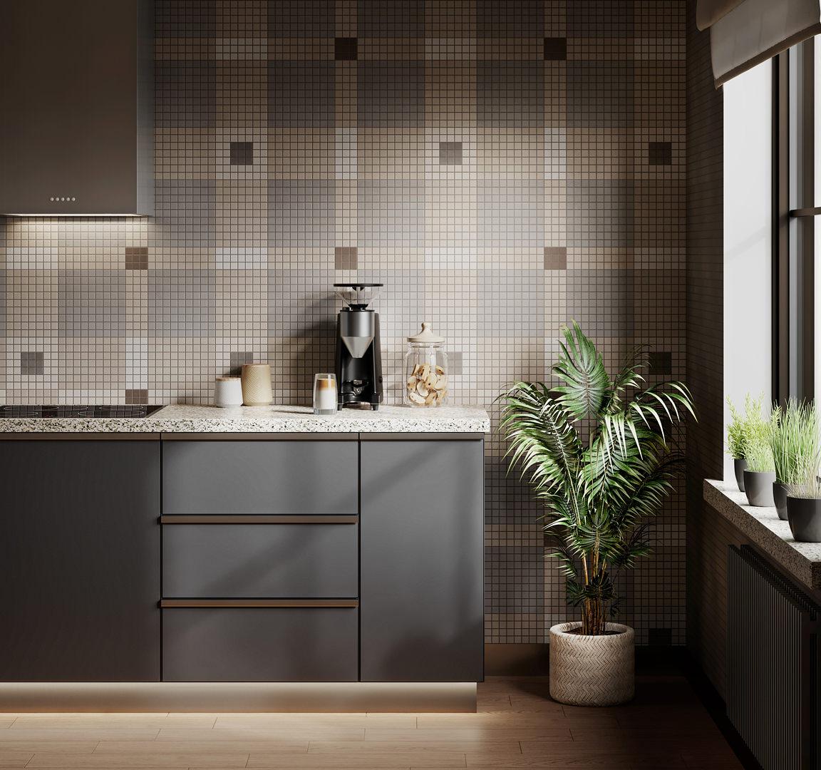 Керамическая плитка Kerama Marazzi 20107 Кастелло серый темный 29,8x29,8