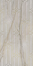 Декор Kerama Marazzi KMD3STA029BR Ифран серый светлый глянцевый обрезной 60x119.5