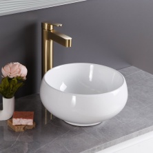 Раковина керамическая накладная круглая BelBagno BB1114