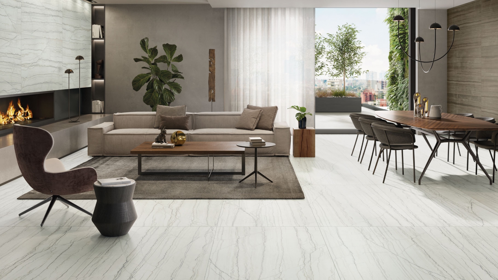 Керамогранит Италон Шарм Эдванс/ Charme Advance Платинум Уайт 60x120