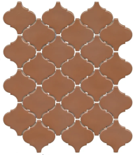 Керамическая плитка Kerama Marazzi KM2630M0020N Арабески Марокко коричневый глянцевый 26x30