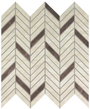Мозаика Атлас Конкорд Италия Марвел Эдж/ Marvel Edge Imperial White Mosaico Twill 30x31 AEPT