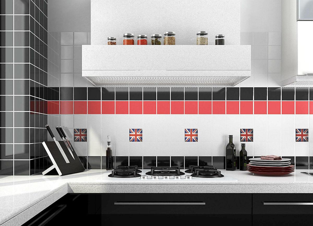 Керамическая плитка Kerama Marazzi 1146H Конфетти белый блестящий 9,8x9,8