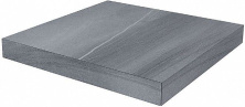 Ступень Kerama Marazzi DL500500R\GCS угловая клееная левая Роверелла серый 33x33