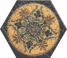 Декор Kerama Marazzi HGD\A385\SG2700L Парк Гуэля лаппатированный 29x33,4