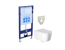SET AQUATEK ЛУГАНО (рама AQUATEK Standard INS-0000012 (без клавиши и крепежа)+унитаз ЛУГАНО AQ2002-00)
