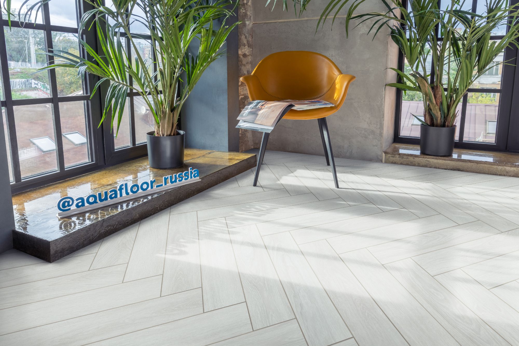 Кварцвиниловая плитка Aqua Floor Спейс Паркет Лайт/ Space Parquet Light AF4501PQL 610x122 Дуб Светлый замковый кварц винил напольный
