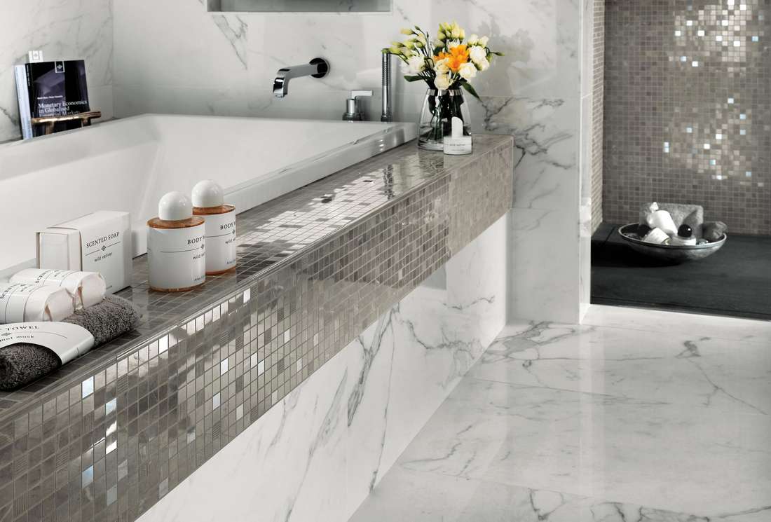 Керамическая плитка Атлас Конкорд Италия Марвел/ Marvel Calacatta Extra 30.5x91.5 AR5J