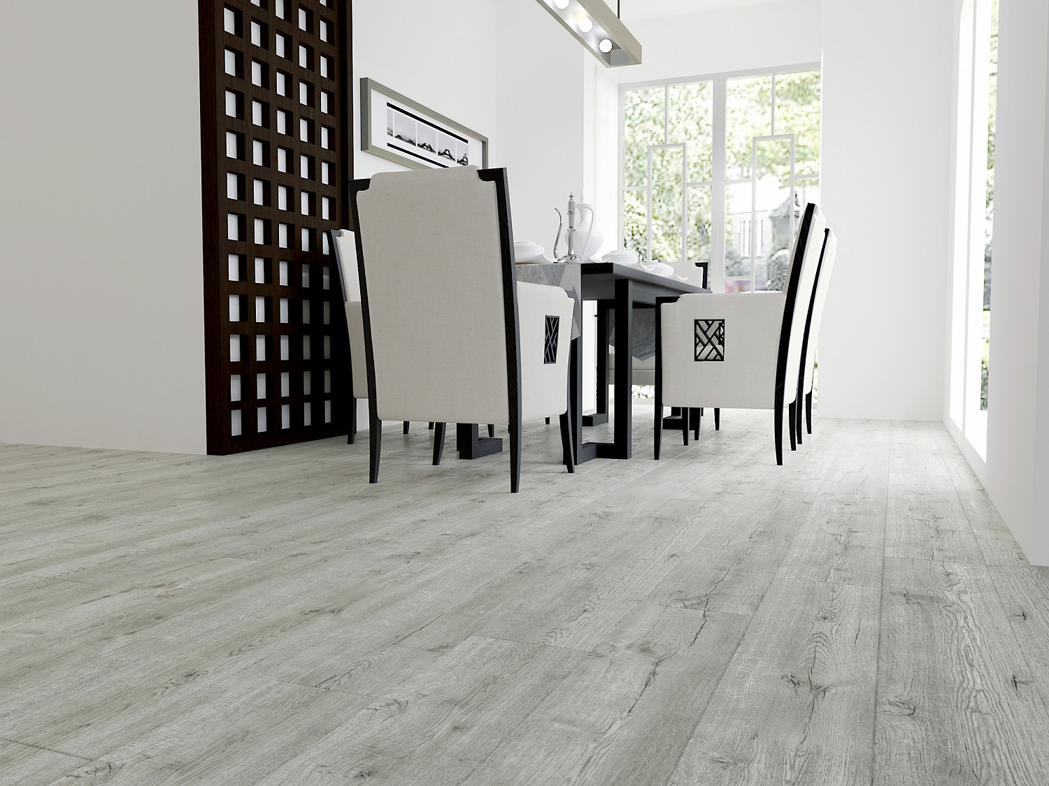 Кварцвиниловая плитка Fine Floor Strong FF-1259 Дуб Квантум кварц винил напольный