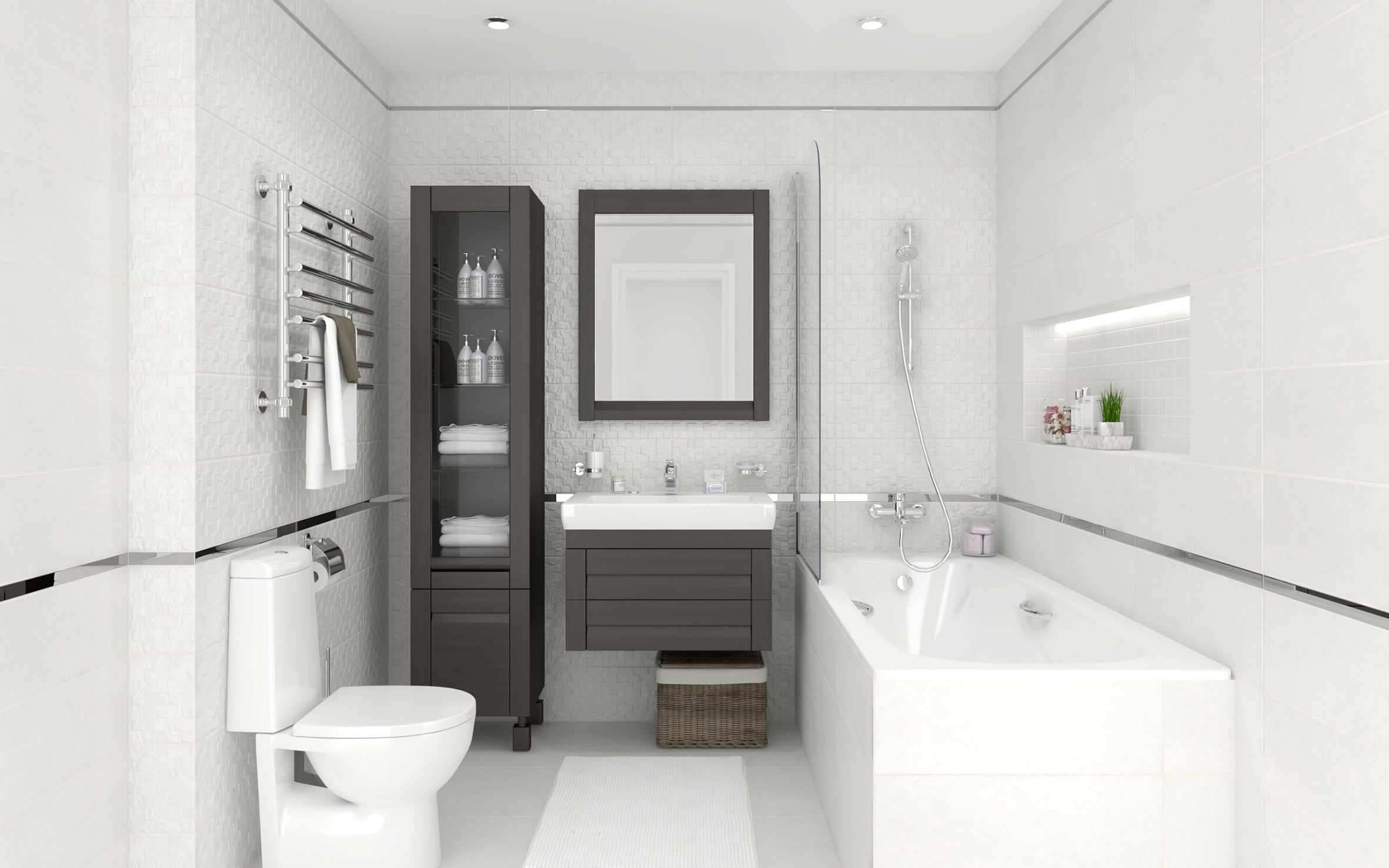 Декор (60004) Laparet Atria ванильный 20x60 матовый
