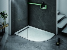 Душевой поддон Cezares TRAY-AS-RH-120/90-550-30-W-R из искусственного мрамора
