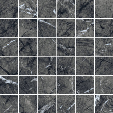 Мозаика ColiseumGres Уффици/ Uffizi Black 30x30